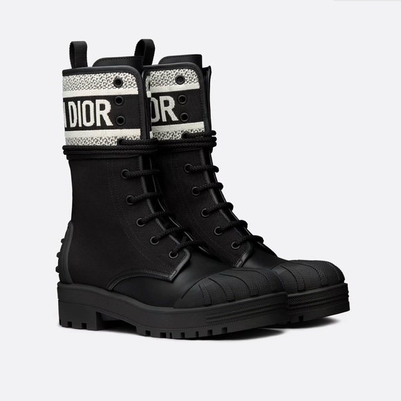 Christian Dior Black & White Ankle Boots Size 9.5 - Picture 10 of 10